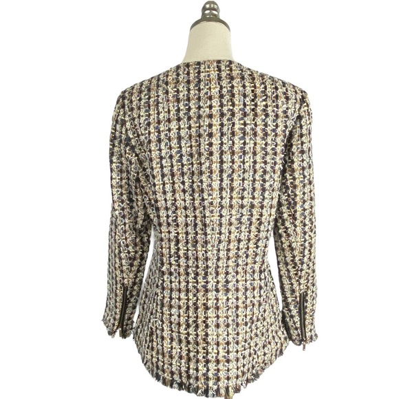 Lafayette 148 New York Landon Tweed Jacket Blazer - Picture 3 of 16